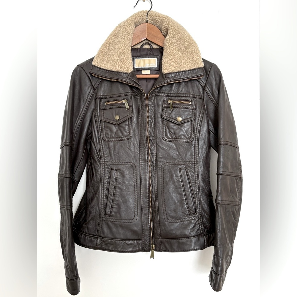 Michael Kors leather jacket